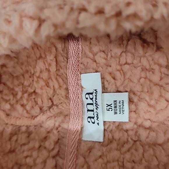 A.N.A. Woman Long Sleeve Mock Neck Teddy Pullover Size 5X - Picture 12 of 13